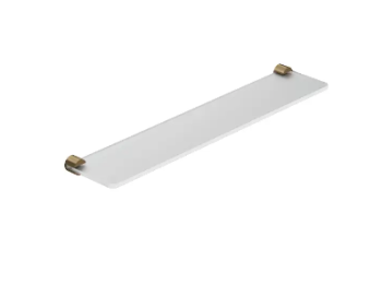 - KLUDI Vela R szklana półka 60 cm brąz szczotkowany 58973N1 - 58973N1 - Łazienki Szydłowski