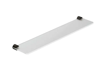  - KLUDI Vela R szklana półka 60 cm czarny szczotkowany 58973N2 - 58973N2 - Łazienki Szydłowski