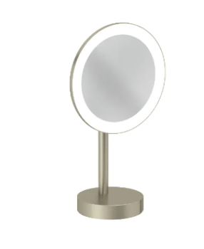  - KLUDI Vela R lusterko kosmetyczne LED nikiel szczotkowany 58995N5F - 58995N5F - Łazienki Szydłowski