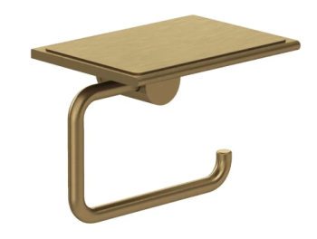 - KLUDI Vela R uchwyt na papier toaletowy brąz szczotkowany 58971N1 - 58971N1 - Łazienki Szydłowski