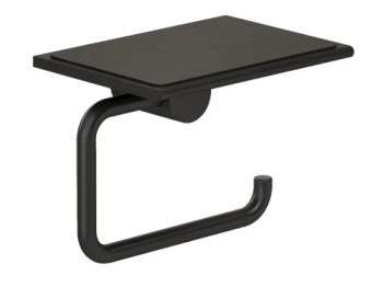  - KLUDI Vela R uchwyt na papier toaletowy czarny szczotkowany 58971N2 - 58971N2 - Łazienki Szydłowski