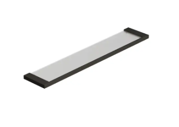  - KLUDI Vela C szklana półka 60 cm czarny szczotkowany 31973N2 - 31973N2 - Łazienki Szydłowski