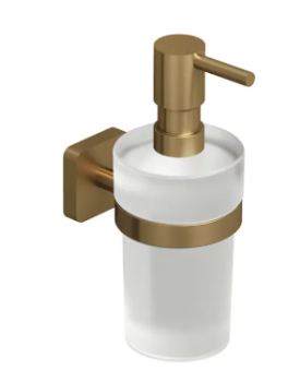  - KLUDI Vela S dozownik na mydło w płynie brąz szczotkowany 25976N1 - 25976N1 - Łazienki Szydłowski