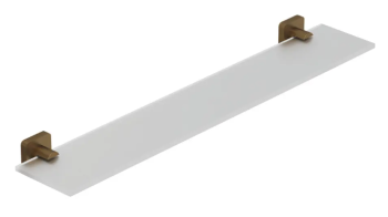  - KLUDI Vela S szklana półka 60 cm brąz szczotkowany 25973N1 - 25973N1 - Łazienki Szydłowski