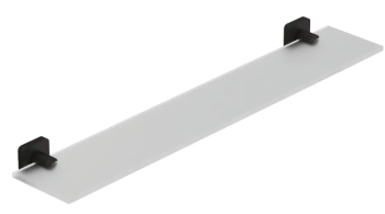  - KLUDI Vela S szklana półka 60 cm czarny szczotkowany 25973N2 - 25973N2 - Łazienki Szydłowski