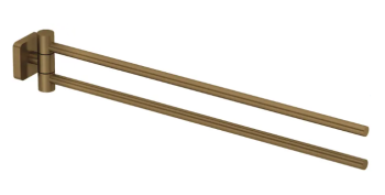  - KLUDI Vela S wieszak na ręczniki 44 cm brąz szczotkowany 25977N1 - 25977N1 - Łazienki Szydłowski