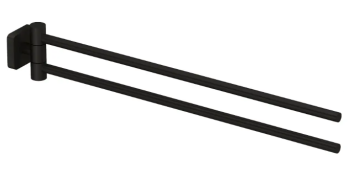  - KLUDI Vela S wieszak na ręczniki 44 cm czarny szczotkowany 25977N2 - 25977N2 - Łazienki Szydłowski