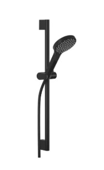  - KLUDI DIVE X zestaw prysznicowy 60 cm czarny mat 696103900 - 6961039-00 - Łazienki Szydłowski