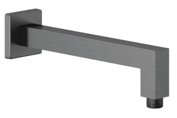  - KLUDI A-QA ramię prysznicowe 24 cm czarny szczotkowany 66543N200 - 66543N2-00 - Łazienki Szydłowski