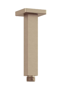  - KLUDI A-QA ramię prysznicowe sufitowe 15 cm brąz szczotkowany 66545N100 - 66545N1-00 - Łazienki Szydłowski