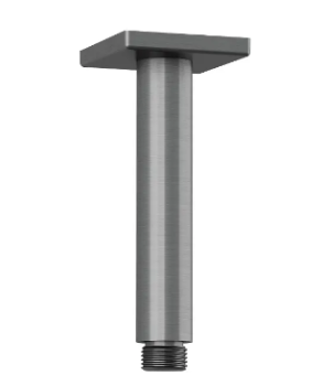  - KLUDI A-QA Ramię prysznicowe sufitowe 15 cm czarny szczotkowany 66535N200 - 66535N2-00 - Łazienki Szydłowski