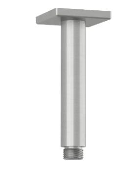  - KLUDI A-QA Ramię prysznicowe sufitowe 15 cm nikiel szczotkowany 66535N500 - 66535N5-00 - Łazienki Szydłowski