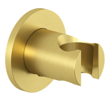  - KLUDI A-QA ścienny uchwyt natryskowy złoty szczotkowany 65557N000 - 65557N0-00 - Łazienki Szydłowski