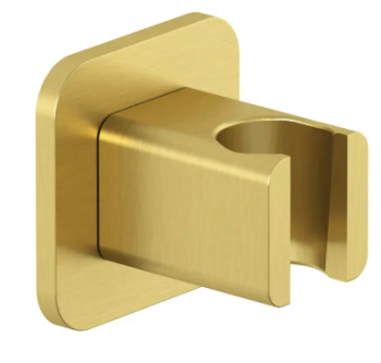  - KLUDI A-QA ścienny uchwyt natryskowy złoty szczotkowany 65558N000 - 65558N0-00 - Łazienki Szydłowski