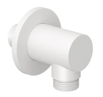  - KLUDI A-QA przyłącze kątowe do węża natryskowego biały mat 655475300 - 6554753-00 - Łazienki Szydłowski