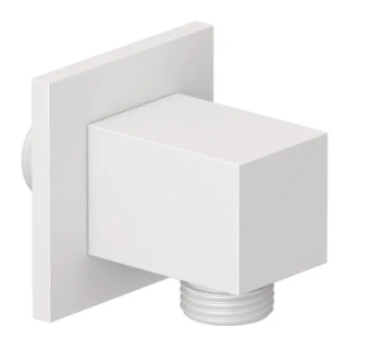  - KLUDI A-QA przyłącze kątowe do węża natryskowego biały mat 655495300 - 6554953-00 - Łazienki Szydłowski