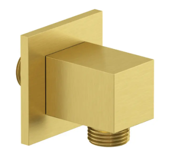  - KLUDI A-QA przyłącze kątowe do węża natryskowego złoty szczotkowany 65549N000 - 65549N0-00 - Łazienki Szydłowski