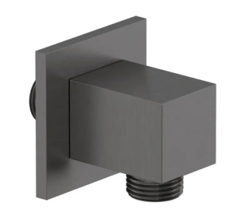  - KLUDI A-QA przyłącze kątowe do węża natryskowego czarny szczotkowany 65549N200 - 65549N2-00 - Łazienki Szydłowski