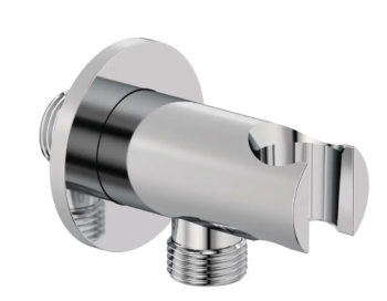  - KLUDI A-QA przyłącze kątowe do węża natryskowego ze ściennym uchwytem natryskowym chrom 655670500 - 6556705-00 - Łazienki Szydłowski