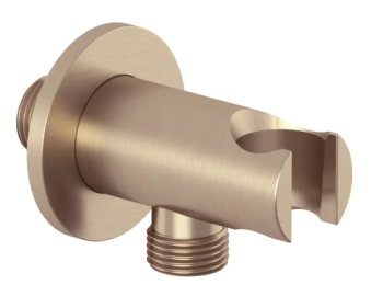  - KLUDI A-QA przyłącze kątowe do węża natryskowego ze ściennym uchwytem natryskowym brąz szczotkowany 65567N100 - 65567N1-00 - Łazienki Szydłowski