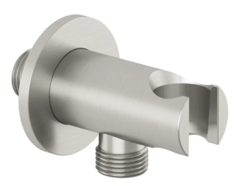  - KLUDI A-QA przyłącze kątowe do węża natryskowego ze ściennym uchwytem natryskowym nikiel szczotkowany 65567N500 - 65567N5-00 - Łazienki Szydłowski