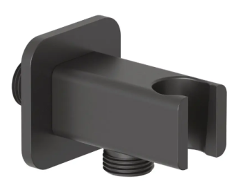  - KLUDI A-QA przyłącze kątowe do węża natryskowego ze ściennym uchwytem natryskowym czarny mat 655683900 - 6556839-00 - Łazienki Szydłowski