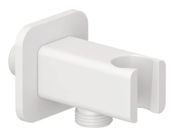  - KLUDI A-QA przyłącze kątowe do węża natryskowego ze ściennym uchwytem natryskowym biały mat 655685300 - 6556853-00 - Łazienki Szydłowski