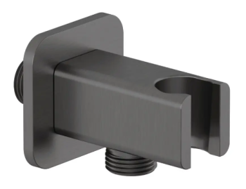  - KLUDI A-QA przyłącze kątowe do węża natryskowego ze ściennym uchwytem natryskowym czarny szczotkowany 65568N200 - 65568N2-00 - Łazienki Szydłowski