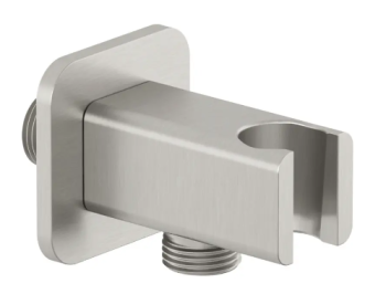  - KLUDI A-QA przyłącze kątowe do węża natryskowego ze ściennym uchwytem natryskowym nikiel szczotkowany 65568N500 - 65568N5-00 - Łazienki Szydłowski