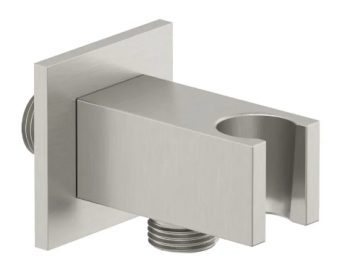  - KLUDI A-QA przyłącze kątowe do węża natryskowego ze ściennym uchwytem natryskowym nikiel szczotkowany 65569N500 - 65569N5-00 - Łazienki Szydłowski