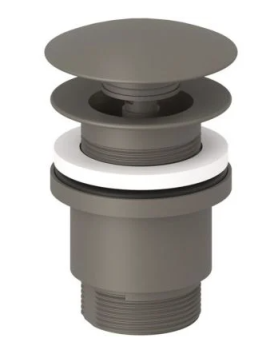  - KLUDI Korek PUSH-OPEN do umywalek z przelewem szary mat 10426N500 - 10426O1-00 - Łazienki Szydłowski