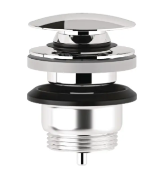  - KLUDI Korek PUSH-OPEN do umywalek z przelewem chrom 104700500 - 1047005-00 - Łazienki Szydłowski