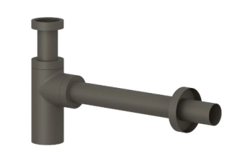  - KLUDI syfon butelkowy G 1 1/4 G 1 1/4 x 32 mm szary mat 10020O100 - 10020O1-00 - Łazienki Szydłowski