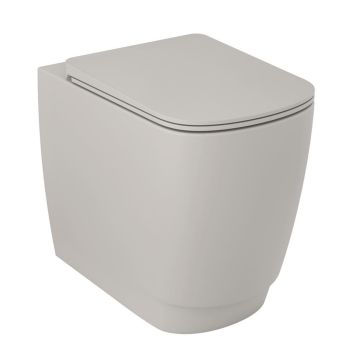  - KLUDI RESA S miska ceramiczna WC stojąca bez deski sedesowej kolor jasny szary mat 27WCB03O2 - 27WCB03O2 - Łazienki Szydłowski