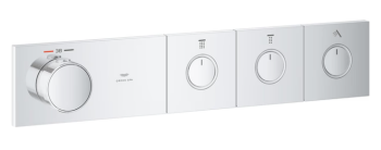  - GROHE-AQUA Tiles Termostat do montażu podtynkowego z 3 zaworami chrom 1068660000 - 1068660000 - Łazienki Szydłowski