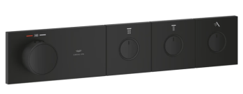  - GROHE-AQUA Tiles Termostat do montażu podtynkowego z 3 zaworami phantom black 106866KF00 - 106866KF00 - Łazienki Szydłowski