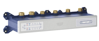  - GROHE-AQUA Tiles Podtynkowy termostatyczny zawór mieszający z 4 zaworami 1068810000 - 1068810000 - Łazienki Szydłowski