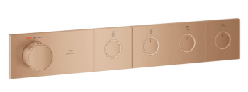  - GROHE-Aqua Tiles Termostat do montażu podtynkowego z 4 zaworami brushed warm sunset 106867DL00 - 106867DL00 - Łazienki Szydłowski