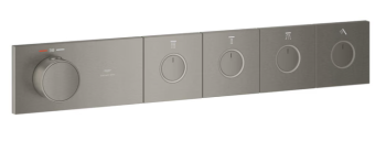  - GROHE-Aqua Tiles Termostat do montażu podtynkowego z 4 zaworami antracyt szczotkowany 106867AL00 - 106867AL00 - Łazienki Szydłowski