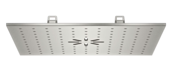 - GROHE-AQUA Rainshower Tiles Osłona deszczownicy sufitowej Duo 33,4 x 33,4 cm stal nierdzewna 104987DC00 - 104987DC00 - Łazienki Szydłowski