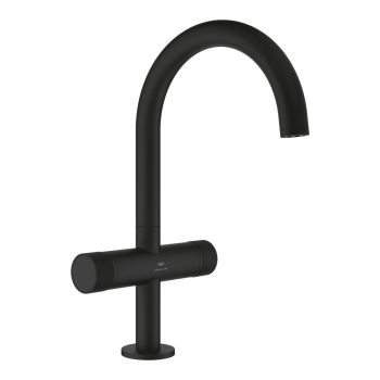 - GROHE-Atrio Private Collection bateria umywalkowa Rozmiar L phantom black 21138KF0 - 21138KF0 - Łazienki Szydłowski