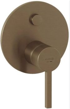  - KLUDI NOVA FONTE Puristic podtynkowa bateria wannowo-prysznicowa brąz szczotkowany 20759N115 - 20759N115 - Łazienki Szydłowski