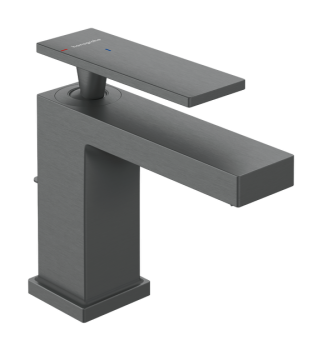  - HANSGROHE Tecturis E bateria umywalkowa 80 CoolStart czarny chrom szczotkowany 73002340 - 73002340 - Łazienki Szydłowski