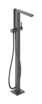  - HANSGROHE Tecturis E bateria wannowa, wolnostojąca czarny chrom szczotkowany 73445340 - 73445340 - Łazienki Szydłowski