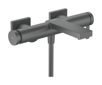 - HANSGROHE Tecturis E Bateria wannowa czarny chrom szczotkowany 73420340 - 73420340 - Łazienki Szydłowski