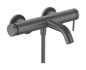  - HANSGROHE Tecturis S bateria wannowa natynkowa czarny chrom szczotkowany 73422340 - 73422340 - Łazienki Szydłowski