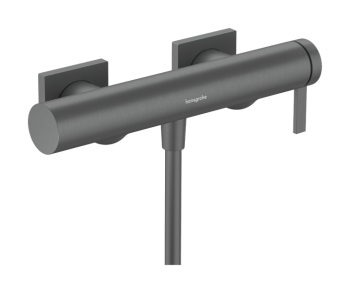 - HANSGROHE Tecturis E bateria prysznicowa natynkowa czarny chrom szczotkowany 73620340 - 73620340 - Łazienki Szydłowski