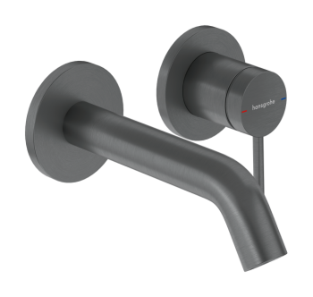  - HANSGROHE Tecturis S bateria umywalkowa z wylewką 16,5 cm czarny chrom szczotkowany 73350340 - 73350340 - Łazienki Szydłowski