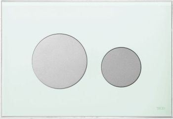 - TECE Loop Przycisk spłukujący Szkło białe, przyciski chrom mat 9240659 - 9240659 - Łazienki Szydłowski