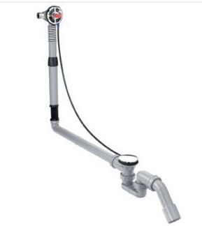 - HANSGROHE Exafill S wylewka wannowa z odpływem i przelewem do wanien nietypowych 58116180 - 58116180 - Łazienki Szydłowski